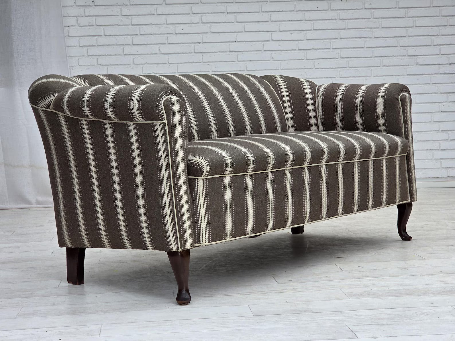 Two_Seater_Sofa_in_Ash_and_Striped_Wool,_1950s,_Denmark