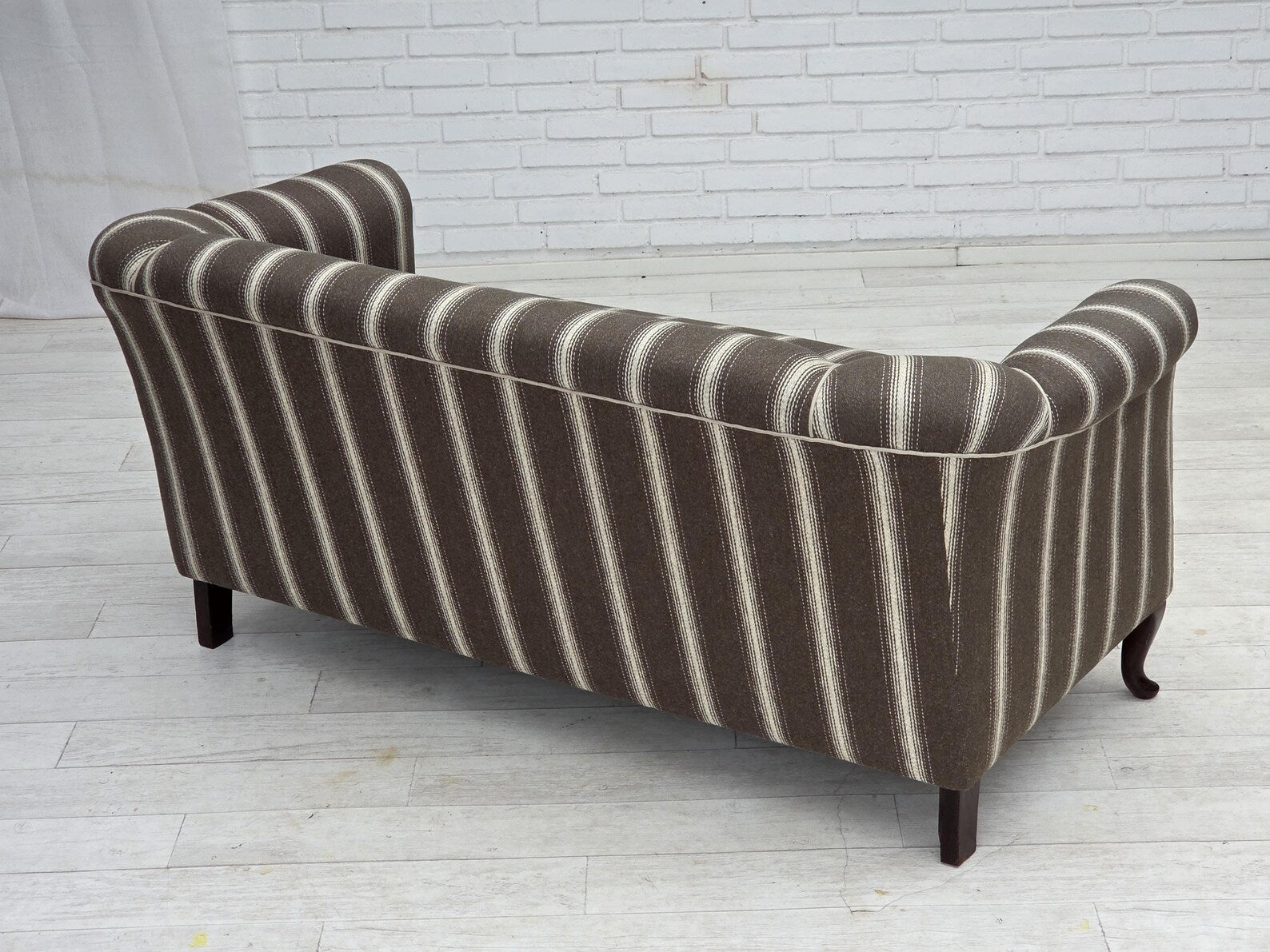 Two_Seater_Sofa_in_Ash_and_Striped_Wool,_1950s,_Denmark