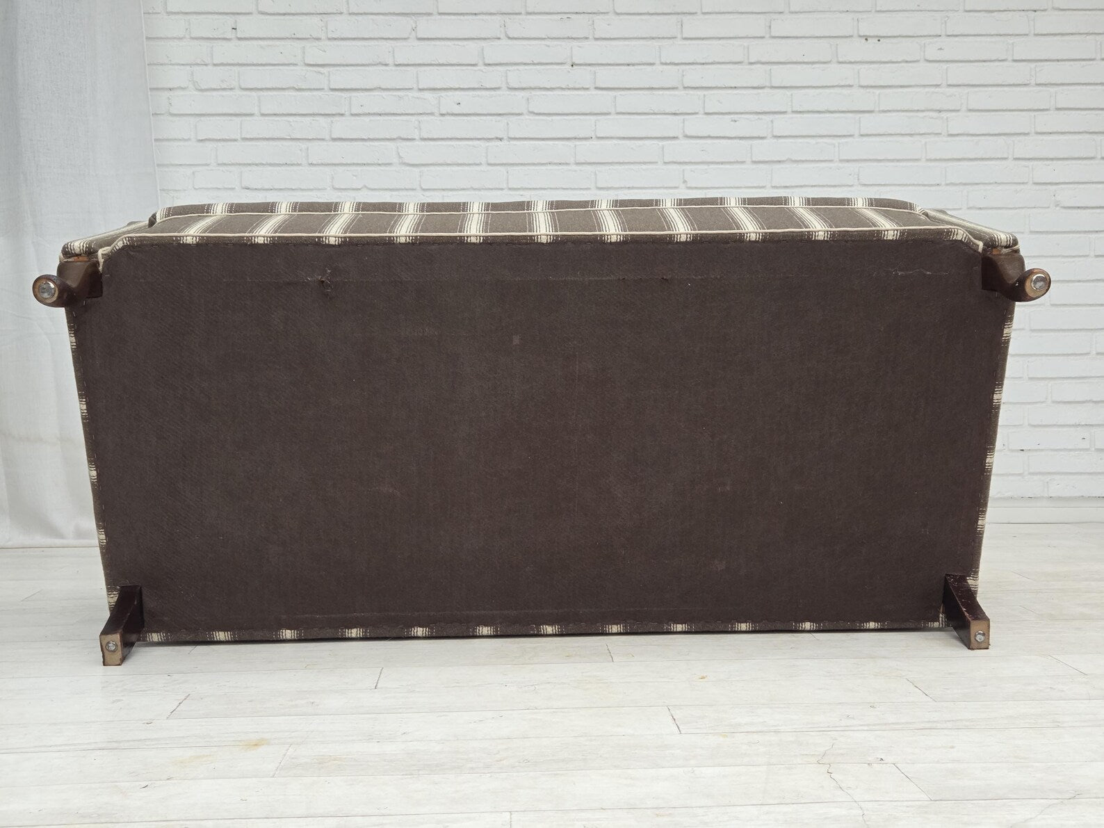 Two_Seater_Sofa_in_Ash_and_Striped_Wool,_1950s,_Denmark