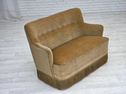 Danish_Two_Seater_Sofa_in_Light_Green_Velour,_1970s,_Denmark