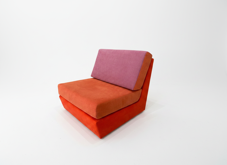 Set_of_2_1970s_Modular_Armchairs_in_Casamance_Texas_Fabric,_Convertible_Bench