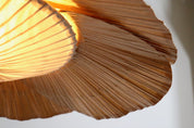 Uchiwa_Hana_I_Chandelier_by_Ingo_Maurer_for_Design_M,_1970s_Japanese_Inspired_Pendant_Light