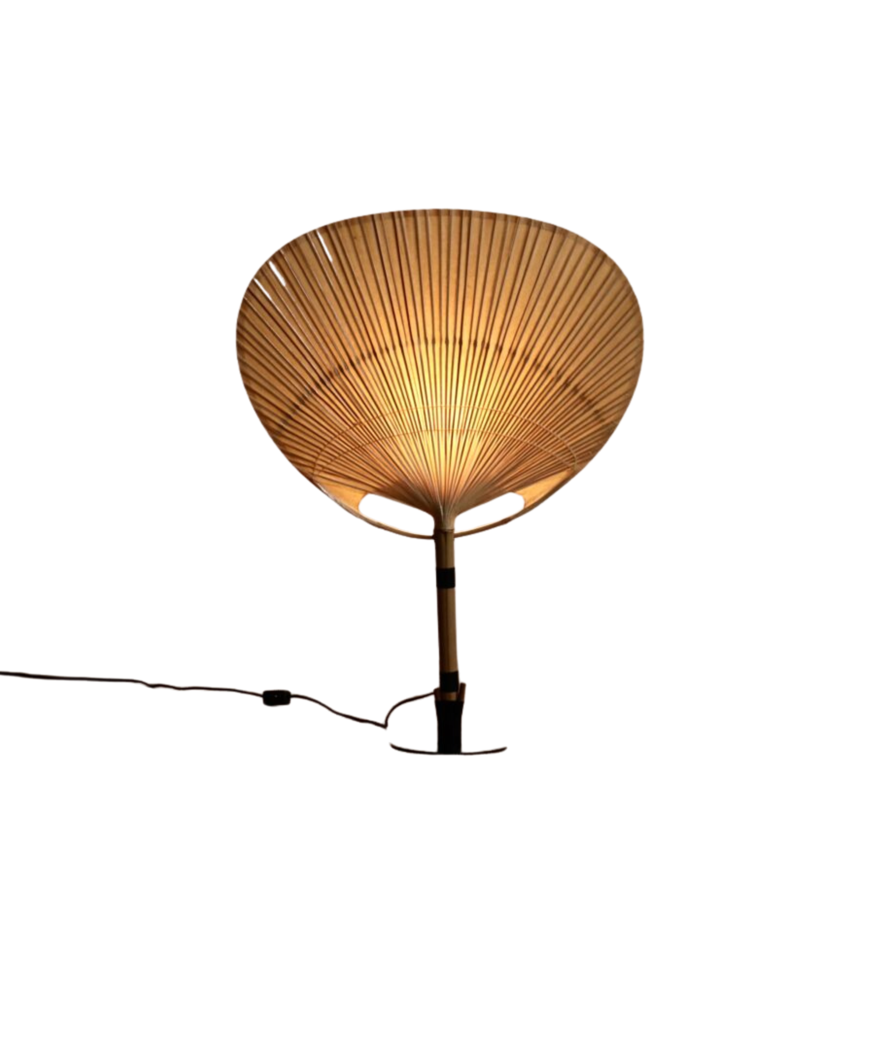 Uchiwa_III_Wall_Lamp_by_Ingo_Maurer_for_M_Design,_Japanese_Fan-Inspired_Design,_1973