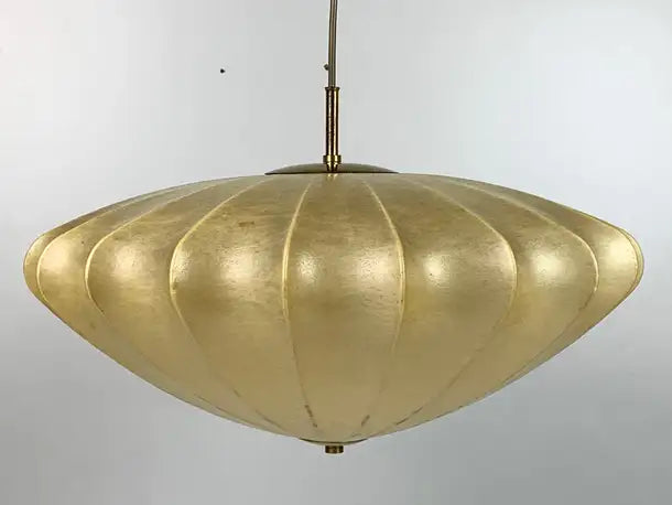 UFO_Cocoon_Pendant_Lamp_in_Patinated_Brass,_1960s,_Italy