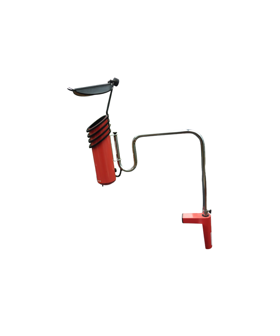 Ultra_Rare_Ateljé_Lyktan_Skarabé_Clamp_Lamp_in_Red,_Swedish_Scandinavian_Modern,_1970s