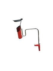 Ultra_Rare_Ateljé_Lyktan_Skarabé_Clamp_Lamp_in_Red,_Swedish_Scandinavian_Modern,_1970s