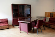 Set_of_desk_with_3_chairs_and_bookcase_by_Umberto_Mascagni,_Italy,_1950