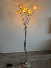 Massive_7_Rose_Metal_Floor_Lamp,_Belgian_Floral_Design,_Vintage