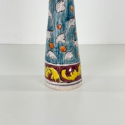 One-of-a-Kind_Hand-Painted_Ceramic_Soliflore_Vase_Signed_Schiavon,_Italy