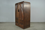 Art_Nouveau_Art_Deco_Gentleman’s_Wardrobe_in_Dark_Stained_Wood,_1930s