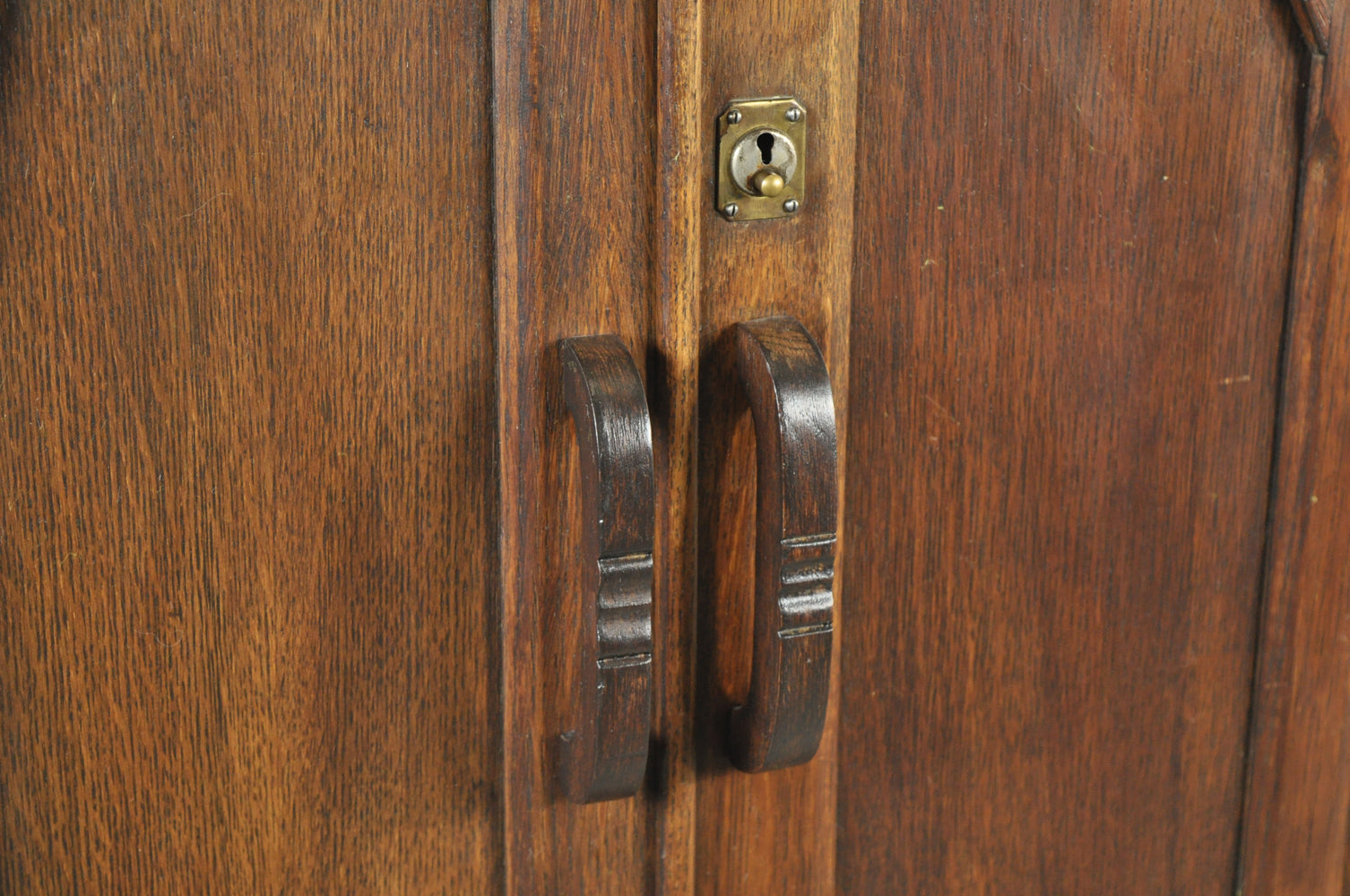 Art_Nouveau_Art_Deco_Gentleman’s_Wardrobe_in_Dark_Stained_Wood,_1930s