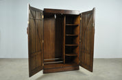 Art_Nouveau_Art_Deco_Gentleman’s_Wardrobe_in_Dark_Stained_Wood,_1930s