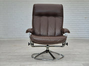 Upholstered_Scandinavian_Swivel_Chair,_1970s_Denmark