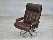 Upholstered_Scandinavian_Swivel_Chair,_1970s_Denmark