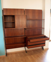 Urio_modular_wall_system_by_Ico_and_Luisa_Parisi_for_MiM_1957,_two-module_bookcase,_Italy,_1960s