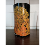 Acquaria_Black_Glass_Vase_with_Coral_Motif_by_Carlo_Ninchi_&_Vittorio_Locatelli,_Italian_Design