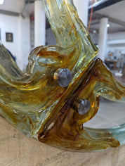 Venetian_round_mirror_in_amber_murano_glass_by_Mazzega_from_1960s