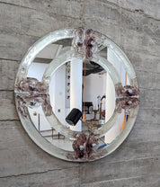 Venetian_round_mirror_in_pink_and_purple_murano_glass_by_Mazzega_1960s