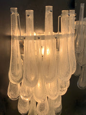 Venini_Murano_Glass_Waterfall_Wall_Sconce,_Italian_Mid_Century_Modern_Wall_Light,_1970s
