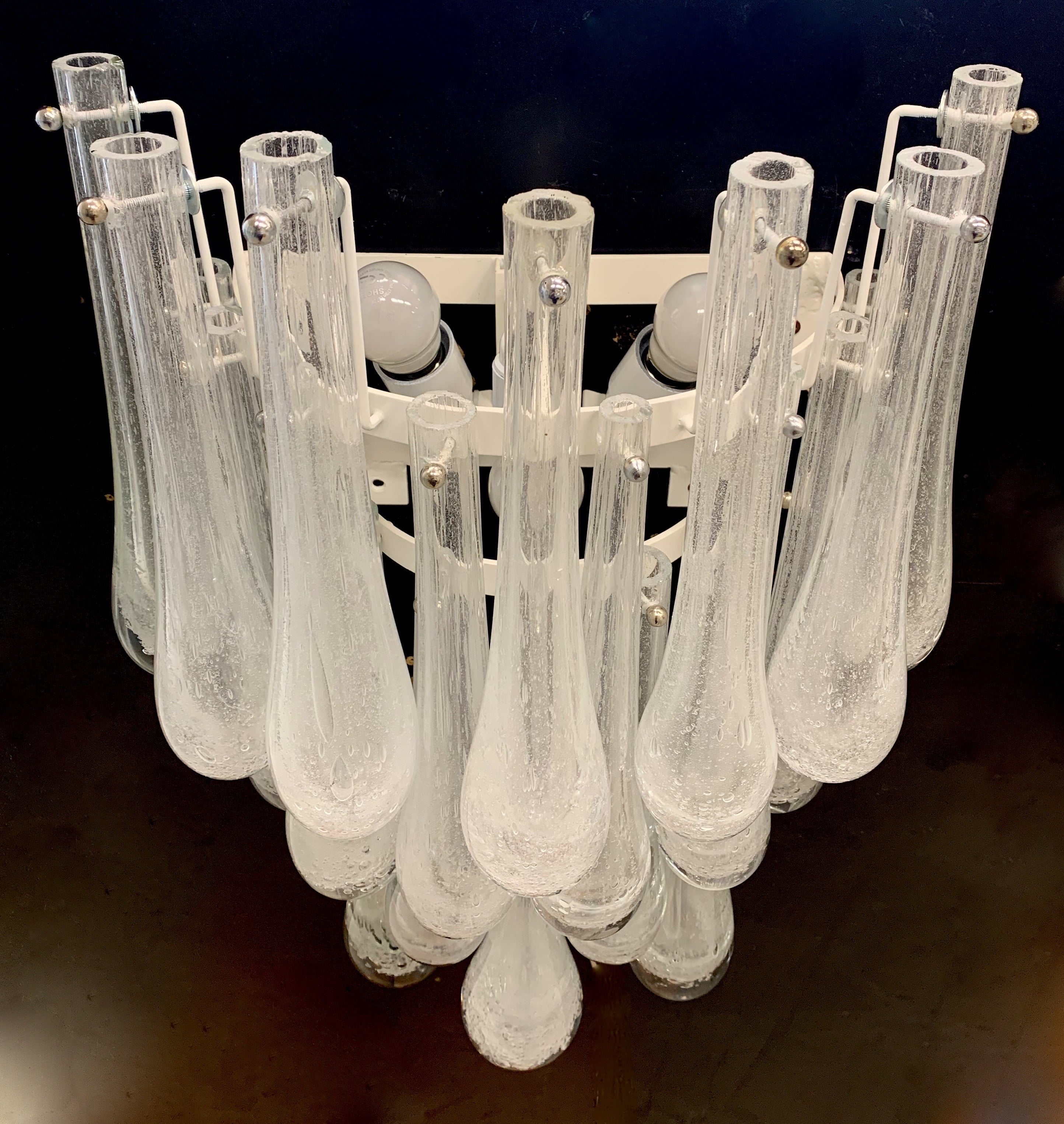 Venini_Murano_Glass_Waterfall_Wall_Sconce,_Italian_Mid_Century_Modern_Wall_Light,_1970s