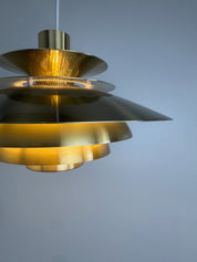 Verona_Pendant_Lamp_by_Kurt_Wiborg_for_Jeka_Metaltryk,_Brass,_Denmark,_1970s