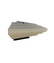Vetri_Italian_Opaline_Murano_Glass_Corner_Wall_Sconce,_1970s