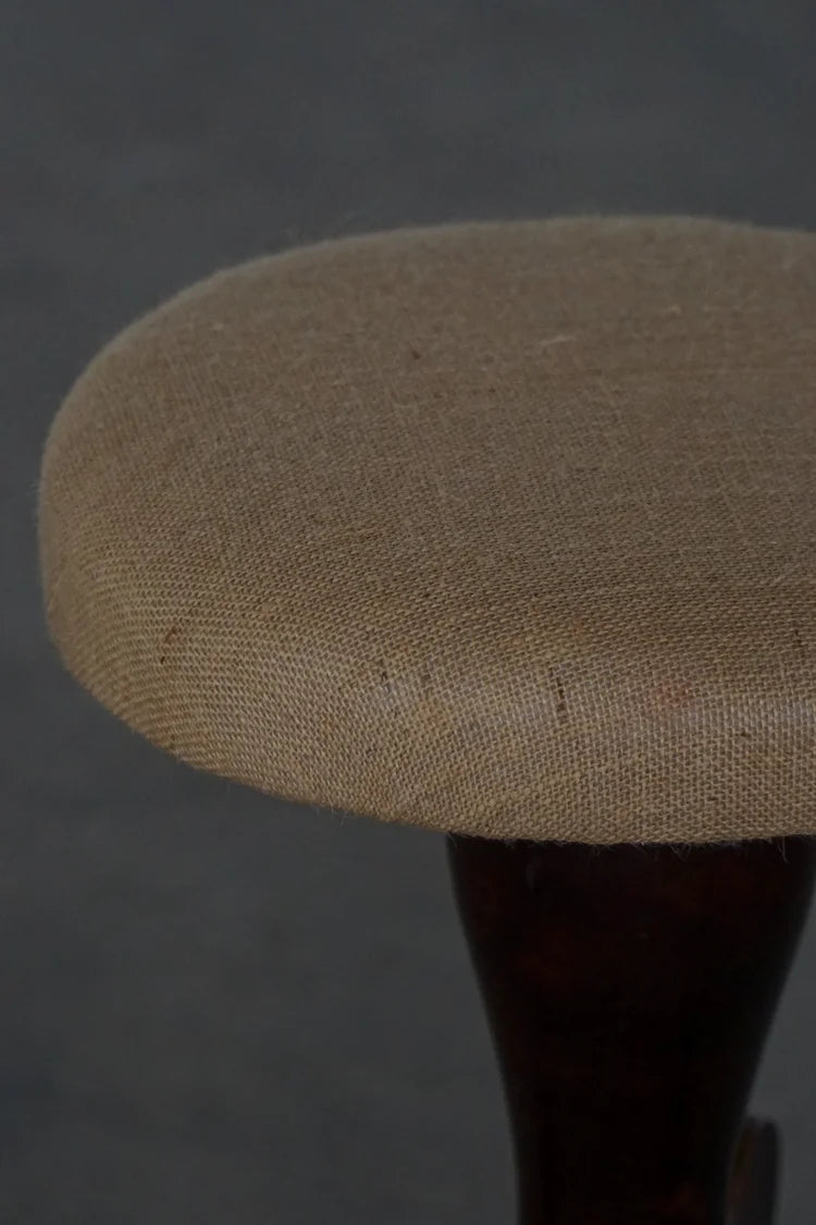 Victorian_Style_Adjustable_Stool_in_Hessian