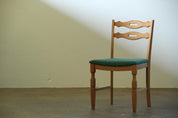 Set_of_6_Danish_Brutalist_Oak_Dining_Chairs_with_Green_Upholstery_in_the_Style_of_Henning_Kjærnulf,_1960s