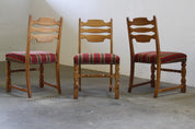 Set_of_6_Danish_Brutalist_Oak_Dining_Chairs_in_the_Style_of_Henning_Kjærnulf,_1950s-1960s