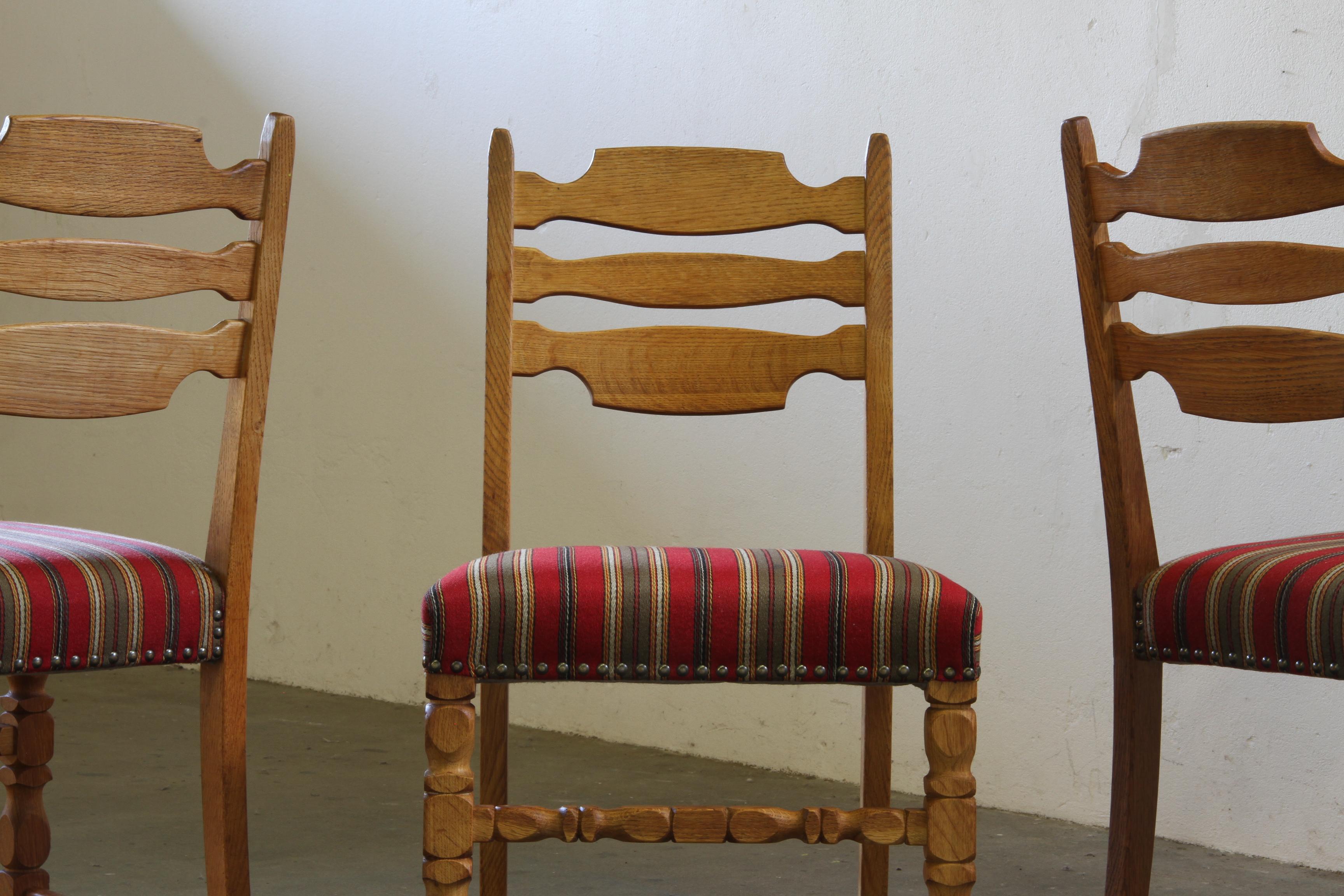 Set_of_6_Danish_Brutalist_Oak_Dining_Chairs_in_the_Style_of_Henning_Kjærnulf,_1950s-1960s