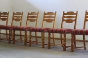 Set_of_6_Danish_Brutalist_Oak_Dining_Chairs_in_the_Style_of_Henning_Kjærnulf,_1950s-1960s