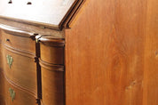 Antique_Baroque_Revival_Solid_Oak_Secretary_Bureau_with_Drop-Front_Writing_Desk,_Early_20th_Century