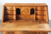 Antique_Baroque_Revival_Solid_Oak_Secretary_Bureau_with_Drop-Front_Writing_Desk,_Early_20th_Century