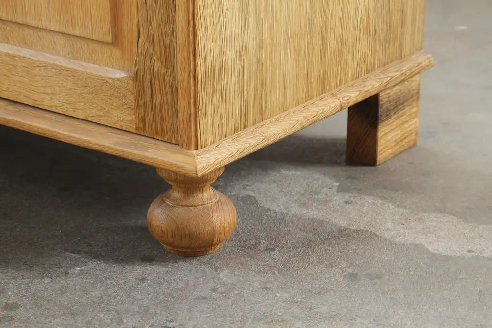 Danish_Brutalist_Solid_Oak_Low_Sideboard_with_Carved_Geometric_Doors,_Attributed_to_Henning_Kjærnulf