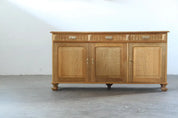 Danish_Brutalist_Solid_Oak_Low_Sideboard_with_Carved_Geometric_Doors,_Attributed_to_Henning_Kjærnulf