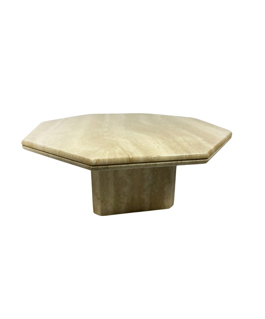 Vintage_1970s_hexagonal_coffee_table_in_travertin