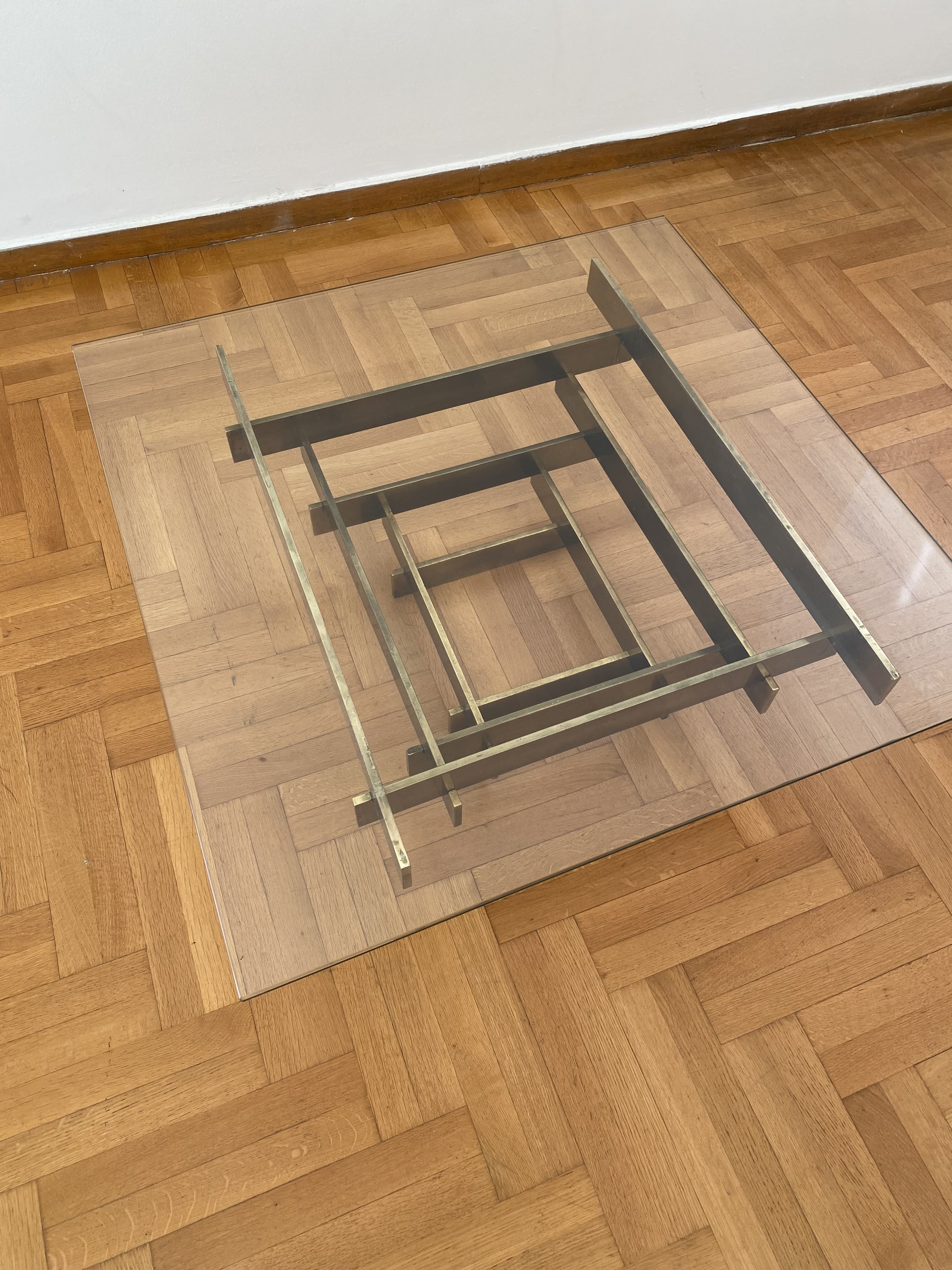 Square_Brass_Coffee_Table_Attributed_to_David_Hicks,_Glass_Top,_UK,_1970s