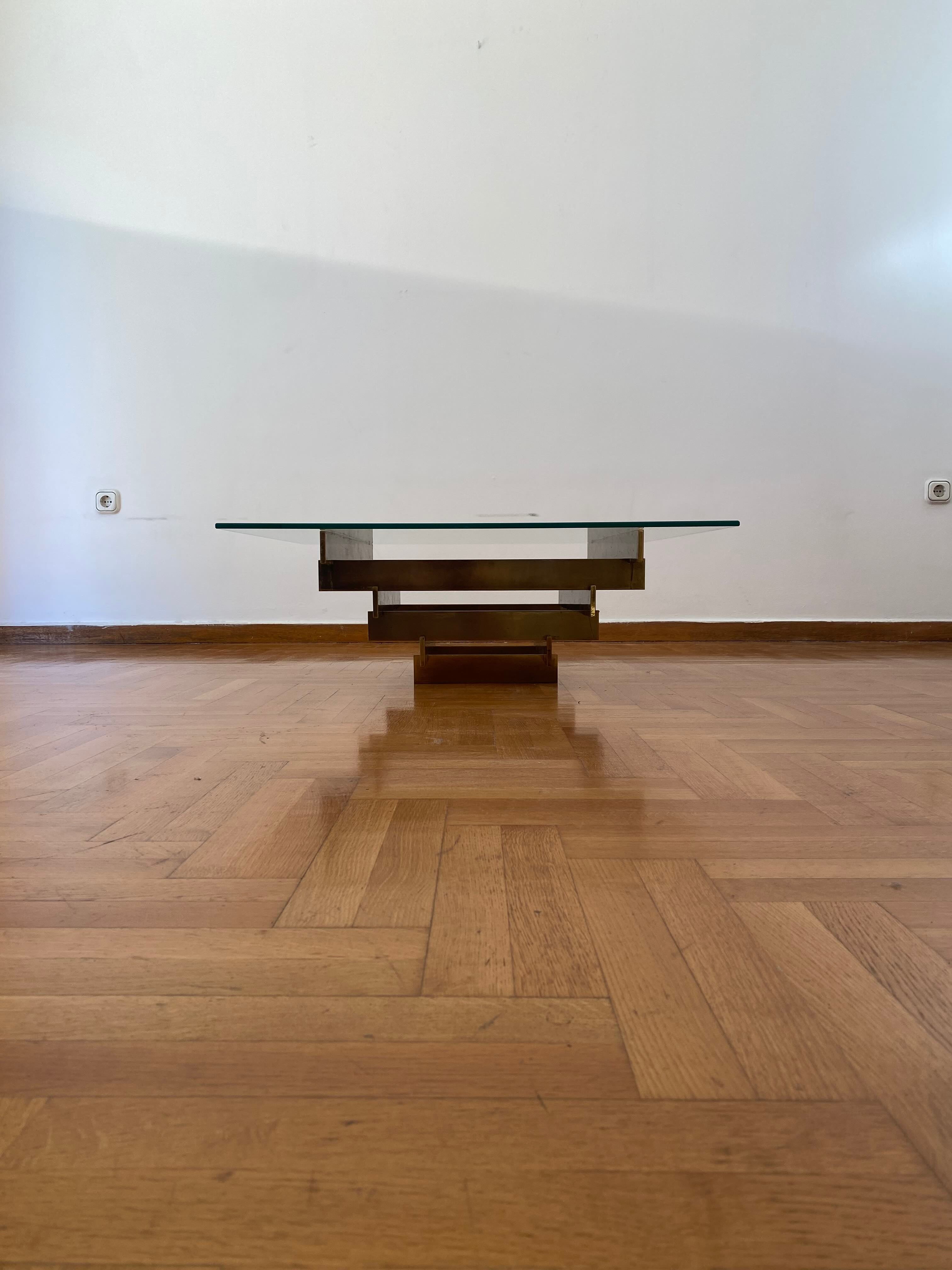 Square_Brass_Coffee_Table_Attributed_to_David_Hicks,_Glass_Top,_UK,_1970s