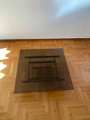 Square_Smoked_Glass_Coffee_Table_Attributed_to_David_Hicks,_Brass-Plated_Base,_UK,_1970s