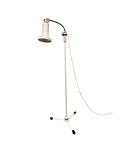 Vintage_Adjustable_Gooseneck_Floor_Lamp_in_White_Metal_and_Chrome_with_Tripod_Base,_1970s