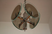 Vintage_Art_Deco_chandelier_in_chromed_metal_and_glass,_Italy,_1970s