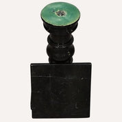Vintage_Black_Natural_Stone_Marble_Pedestal_Side_Table