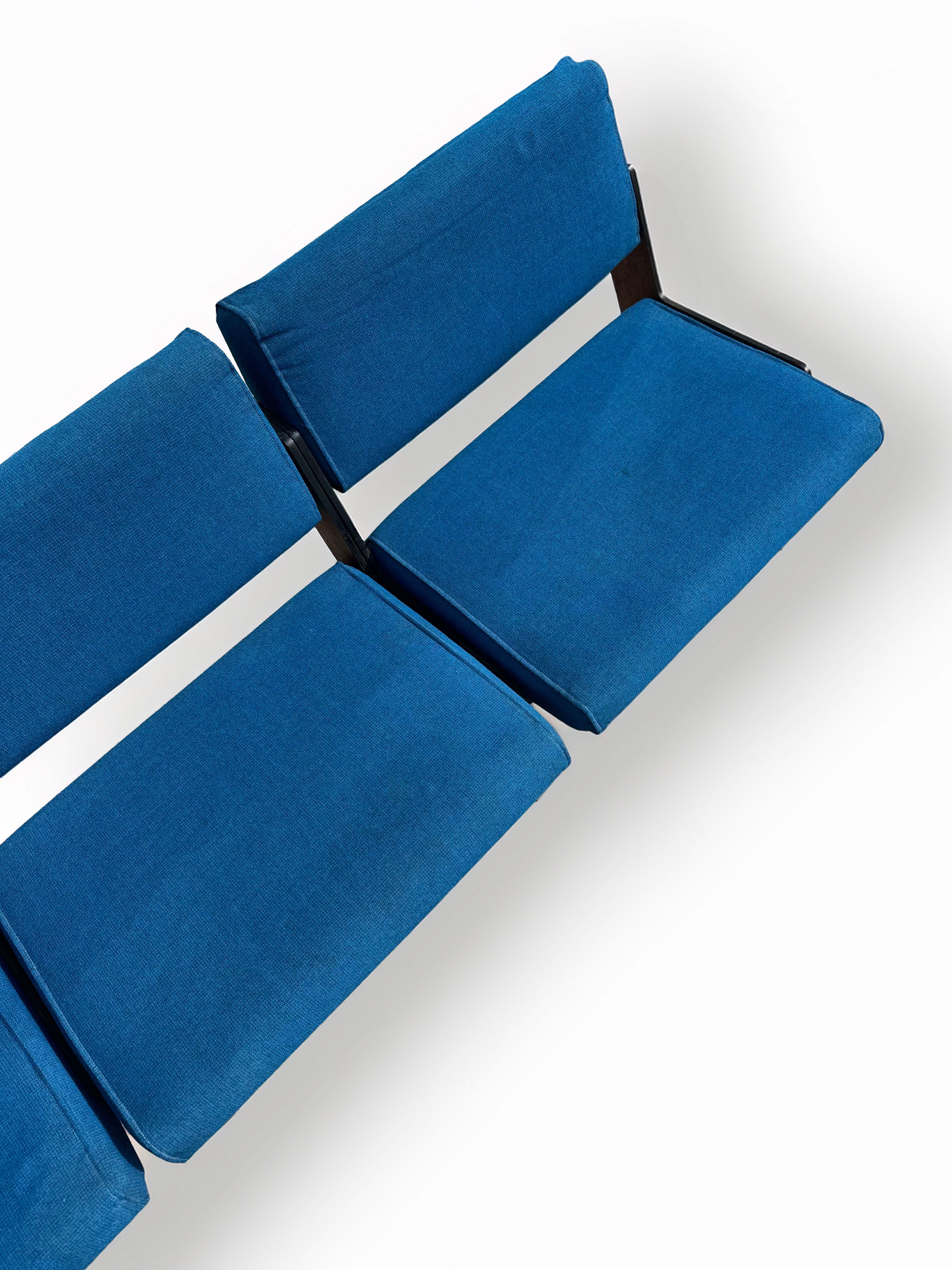 Vintage_blue_1960s_bench_by_Roger_Tallon