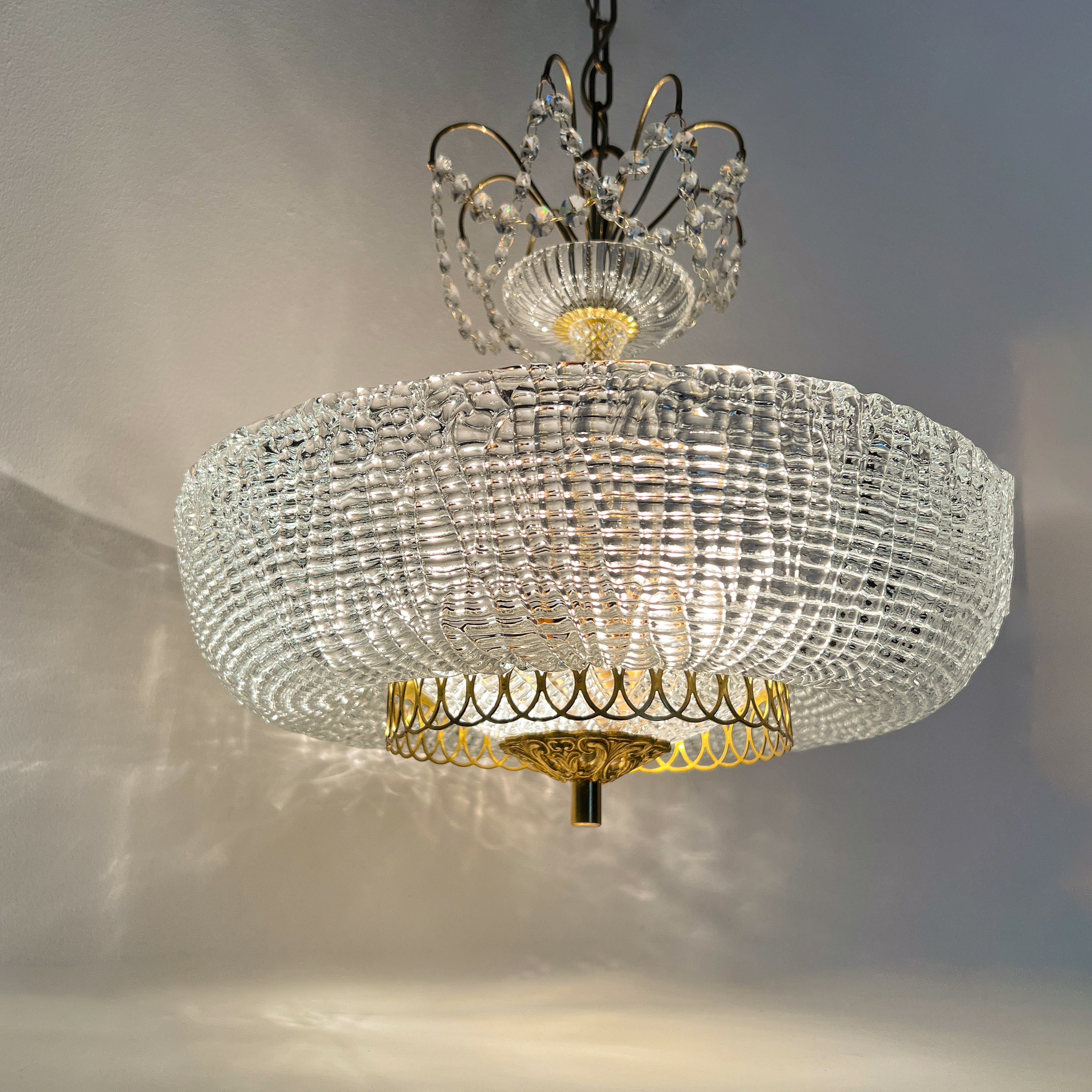 Vintage_Brass_and_Crystal_Regency_Chandelier_by_Kalmar_or_Carl_Fagerlund_for_Orrefors