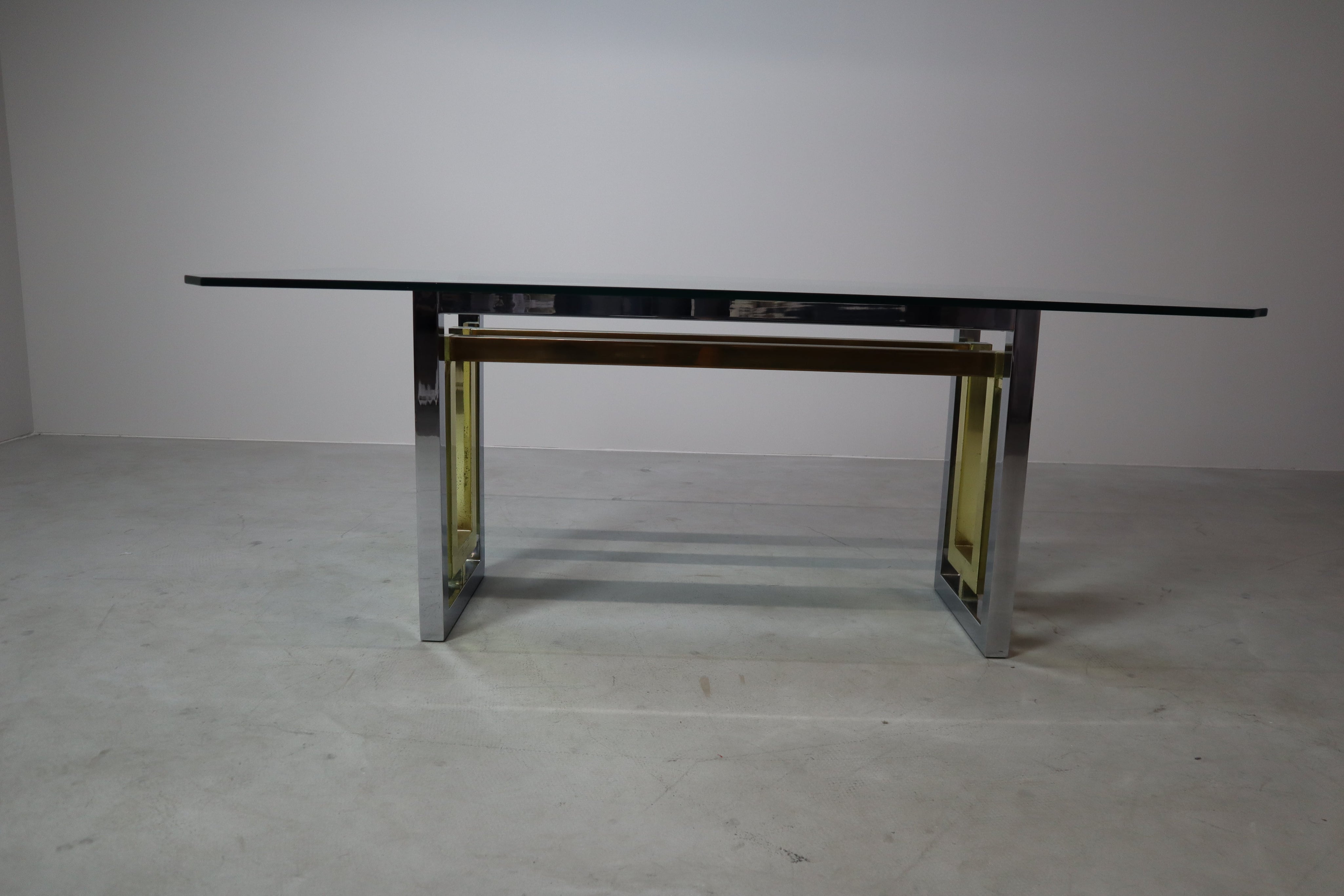 Vintage_Chrome_and_Brass_Dining_Table_by_Zevi,_1970s