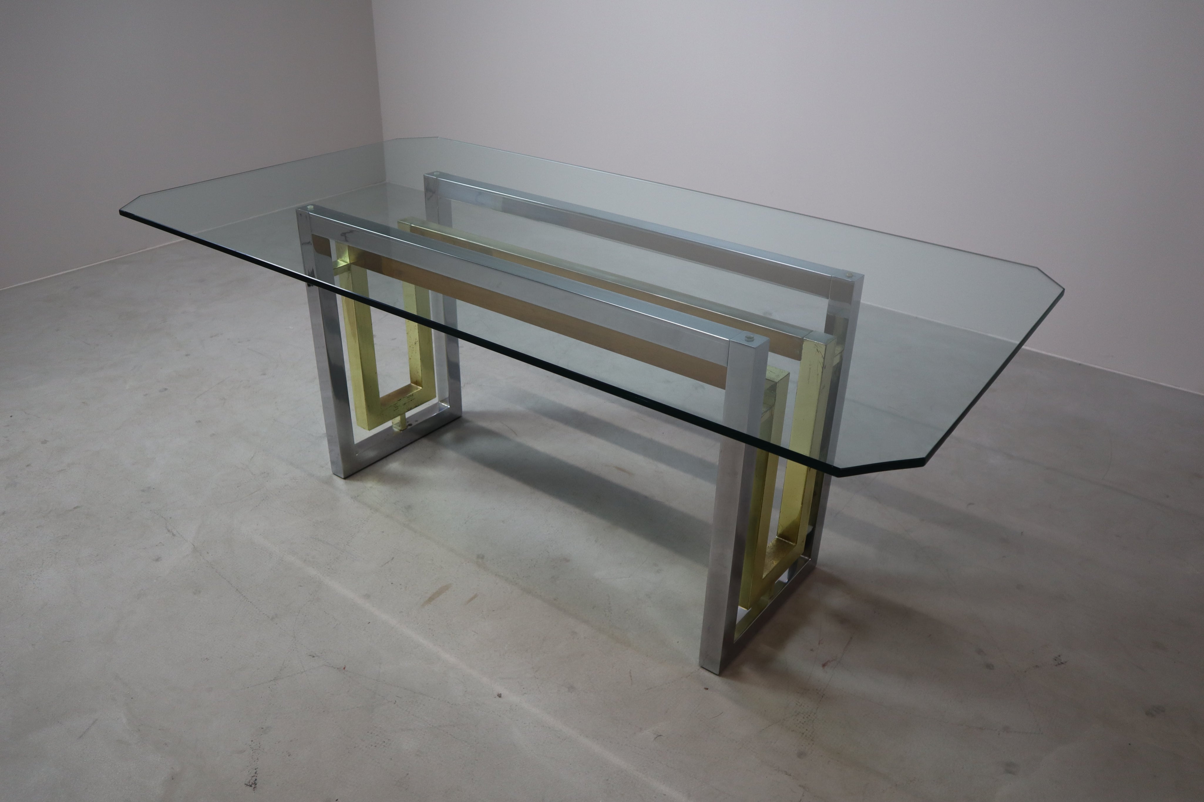 Vintage_Chrome_and_Brass_Dining_Table_by_Zevi,_1970s