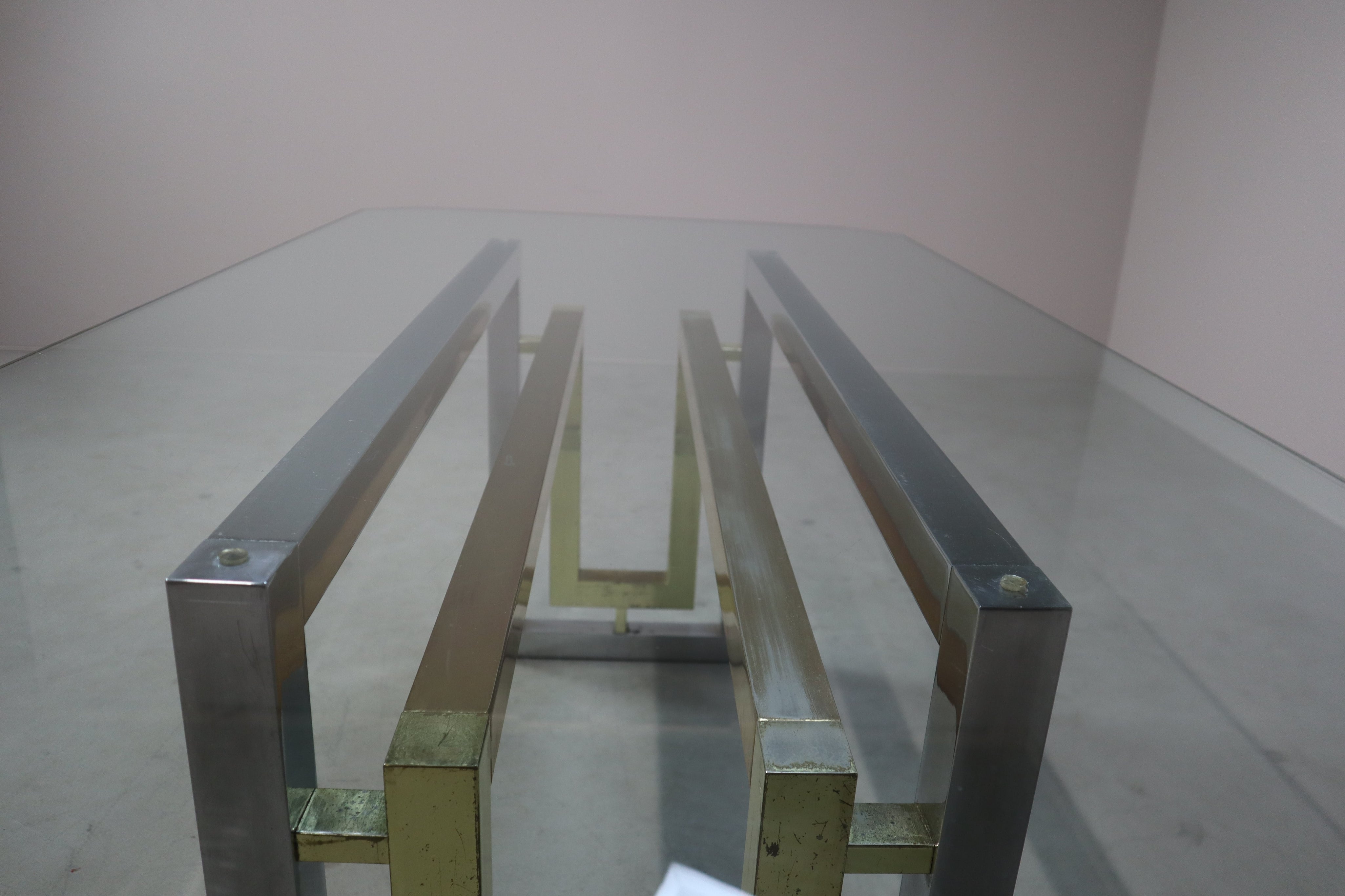 Vintage_Chrome_and_Brass_Dining_Table_by_Zevi,_1970s