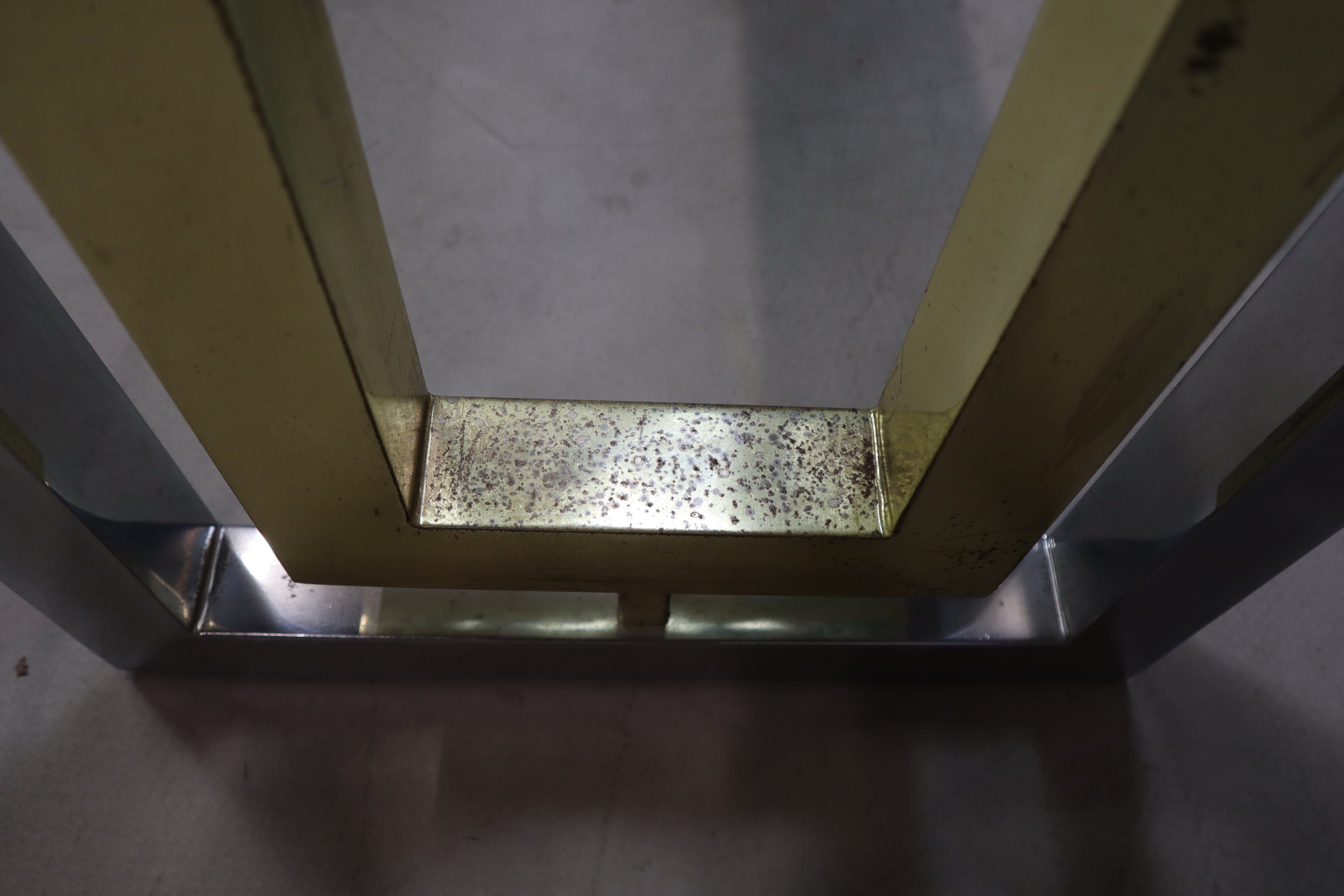 Vintage_Chrome_and_Brass_Dining_Table_by_Zevi,_1970s