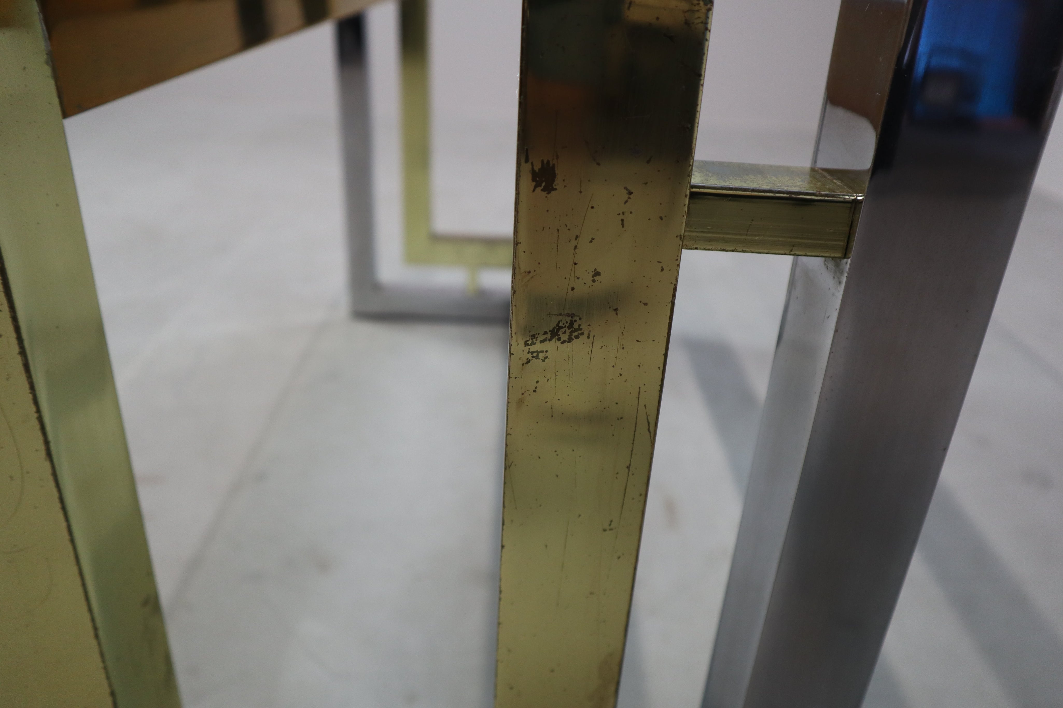 Vintage_Chrome_and_Brass_Dining_Table_by_Zevi,_1970s