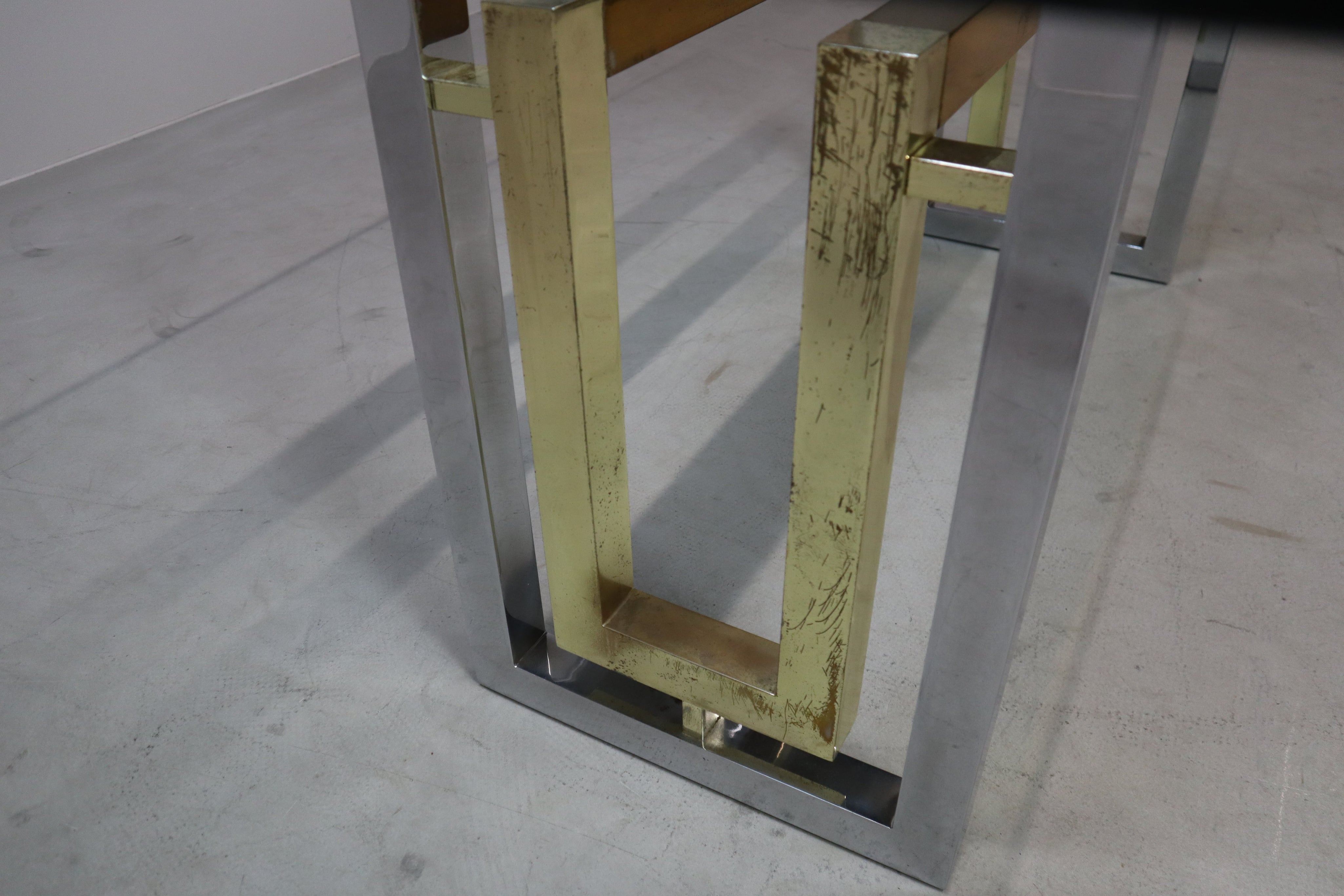 Vintage_Chrome_and_Brass_Dining_Table_by_Zevi,_1970s